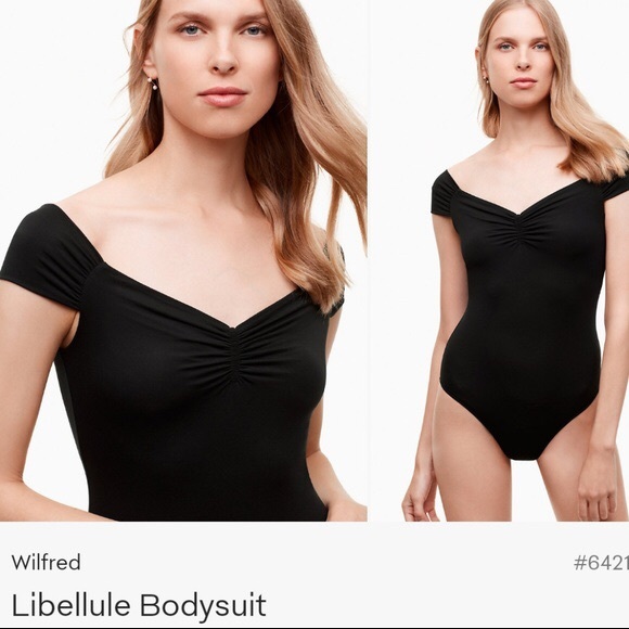 Wilfred bodysuit pink libellule scrunch shoulder - Picture 5 of 5